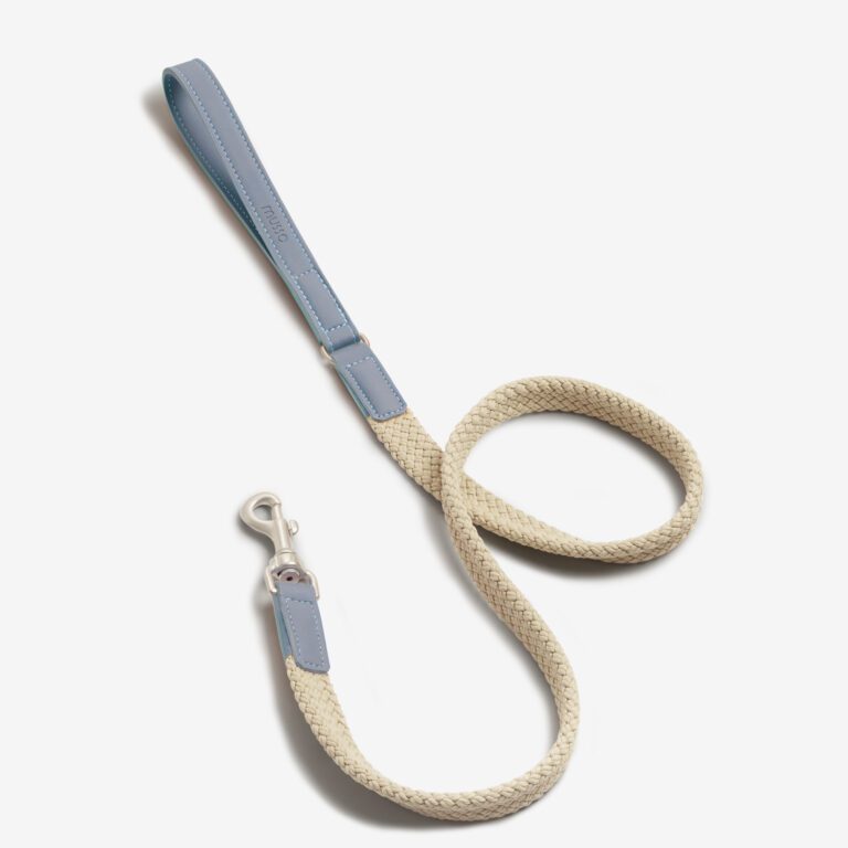 Smycz z wegańskiej skóry Nodo Ardesia