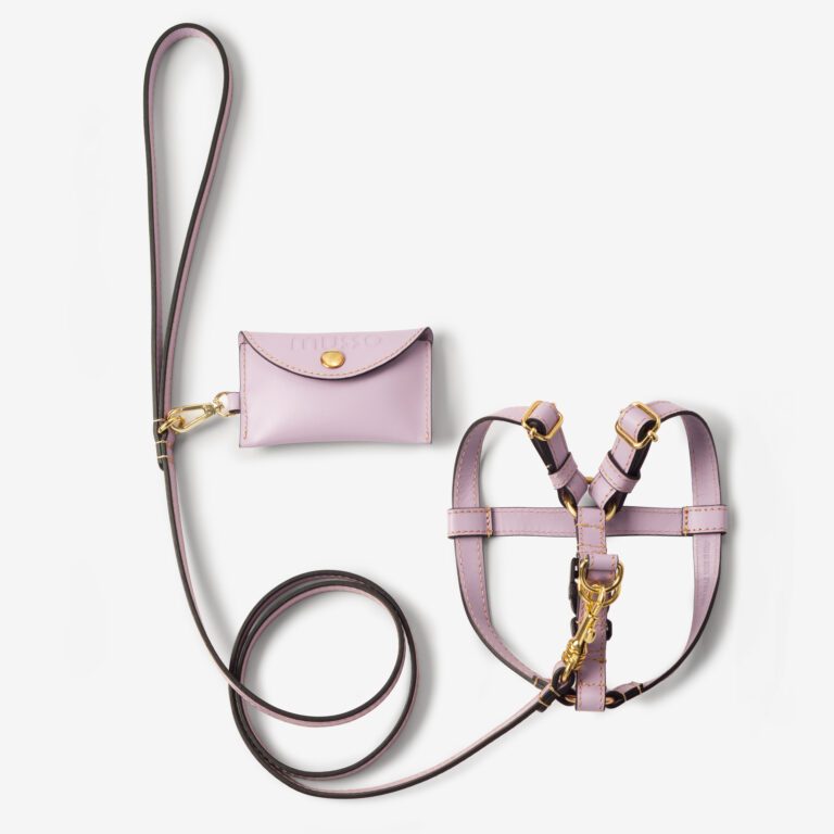 Zestaw z szelkami Vero Lavanda