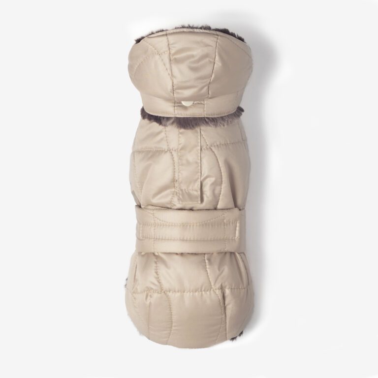 Kurtka zimowa dla psa Perla Crema