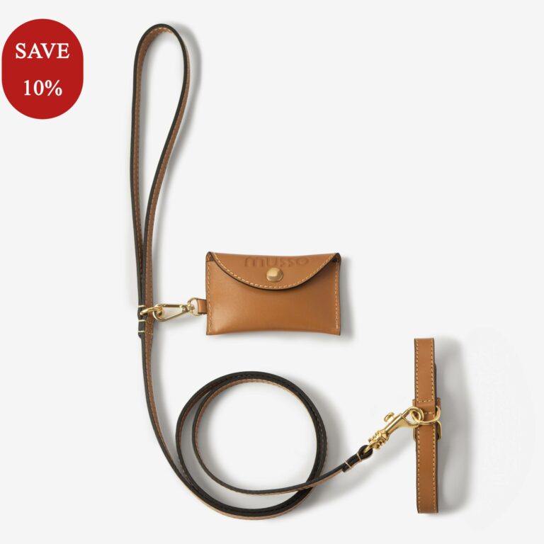 Zestaw z obrożą Vero Caramello