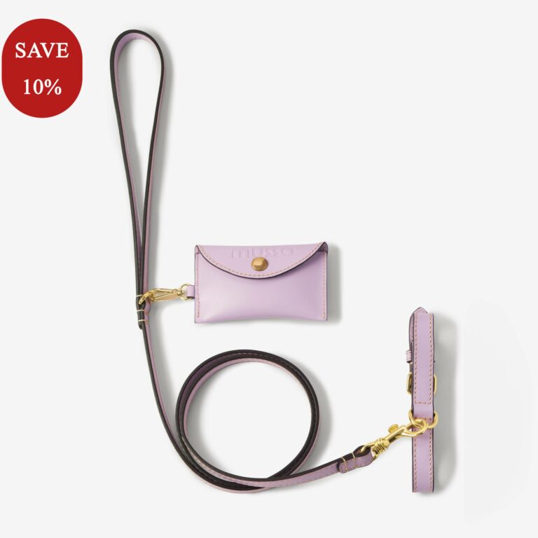 Zestaw z obrożą Vero Lavanda