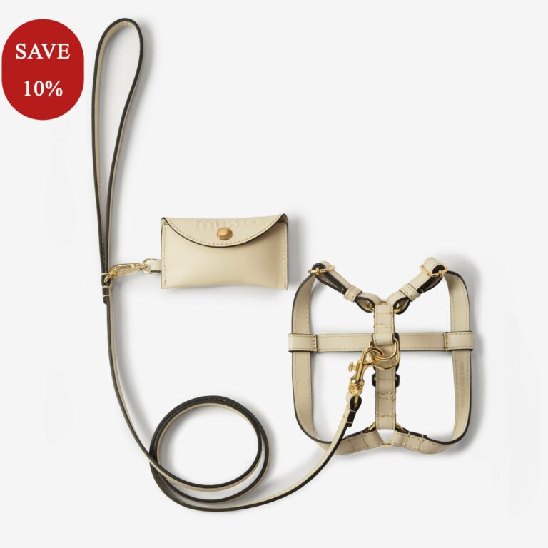 Zestaw z szelkami Vero Crema