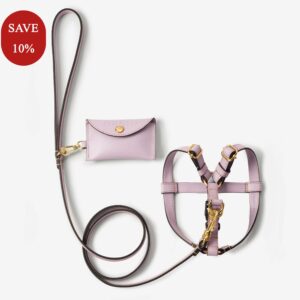 Zestaw z obrożą Vero Lavanda Zestaw z szelkami Vero Lavanda